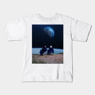 STARING INTO ETERNITY Kids T-Shirt